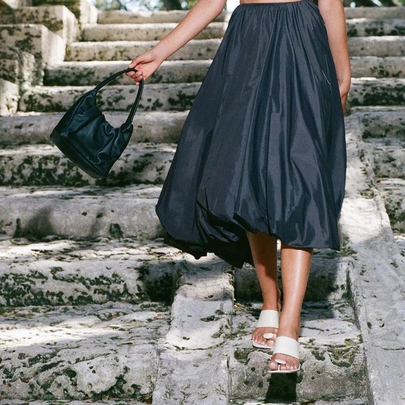 SOLD Staud Luna Cream Leather Sandals size 7.5 - Picture 2 of 16